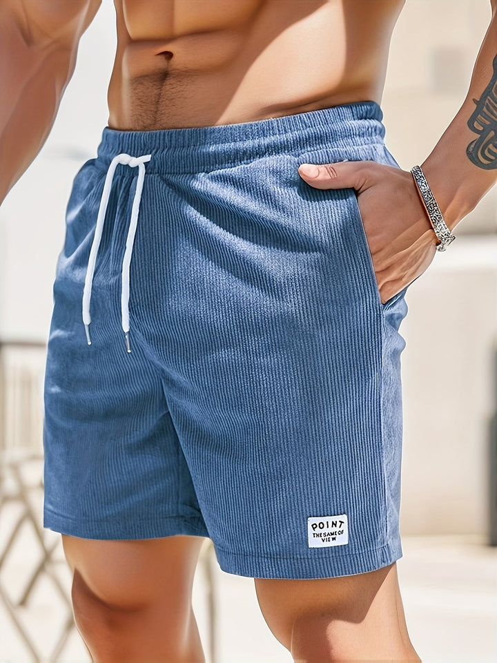 Phillip - corduroy trekkoord zomershort voor heren