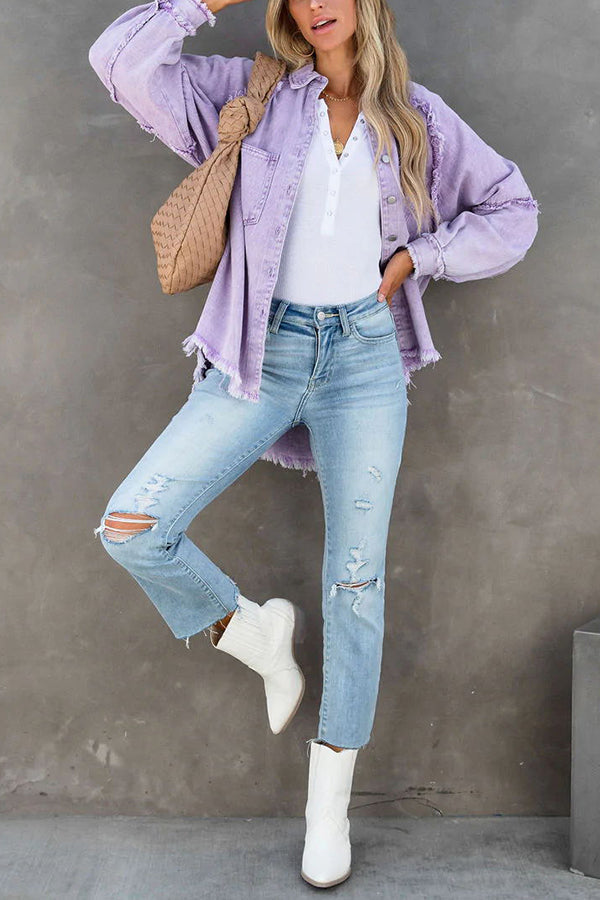 Gwen - oversized denim jas