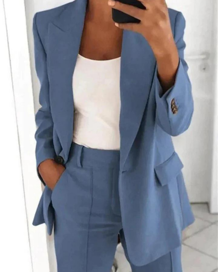 Kassandra - trendy blazer met kraag