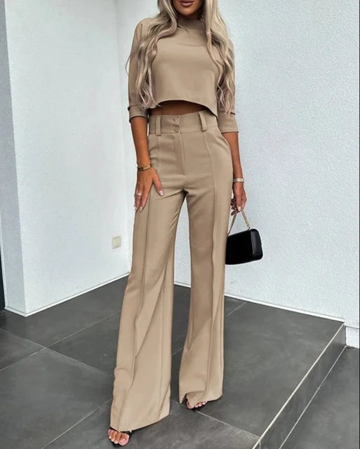 JULIANA stijlvolle elegante set [top+broek]