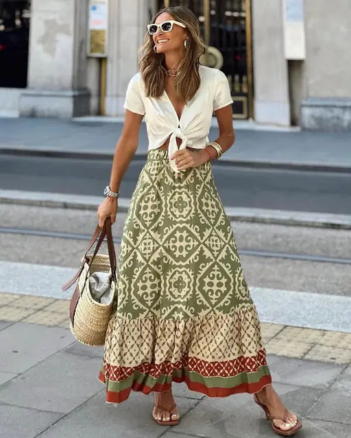 Vienna - vintage boho rok