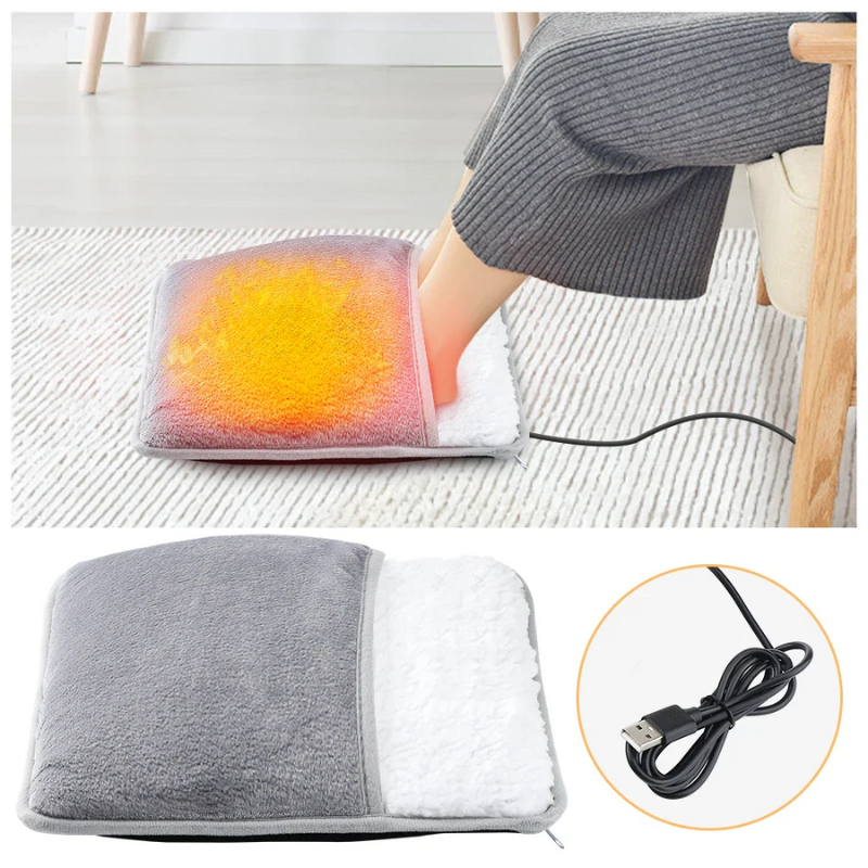 WarmFeet Pad - USB verwarmde pluche voetverwarmer