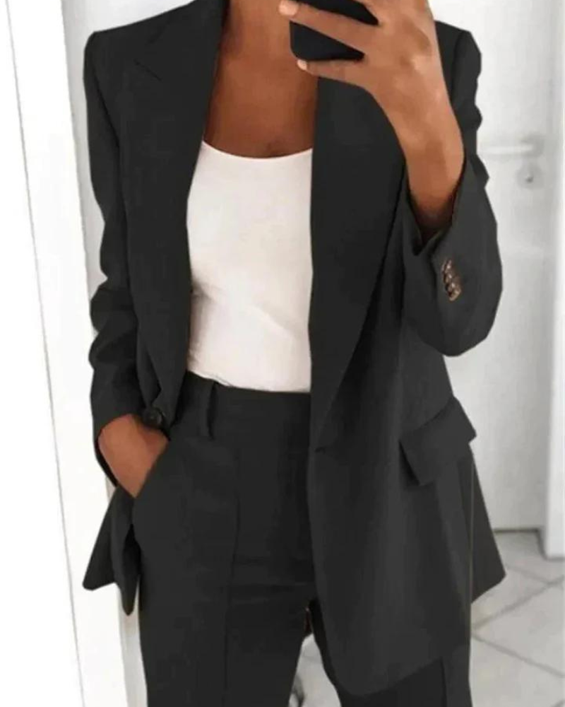 Kassandra - trendy blazer met kraag