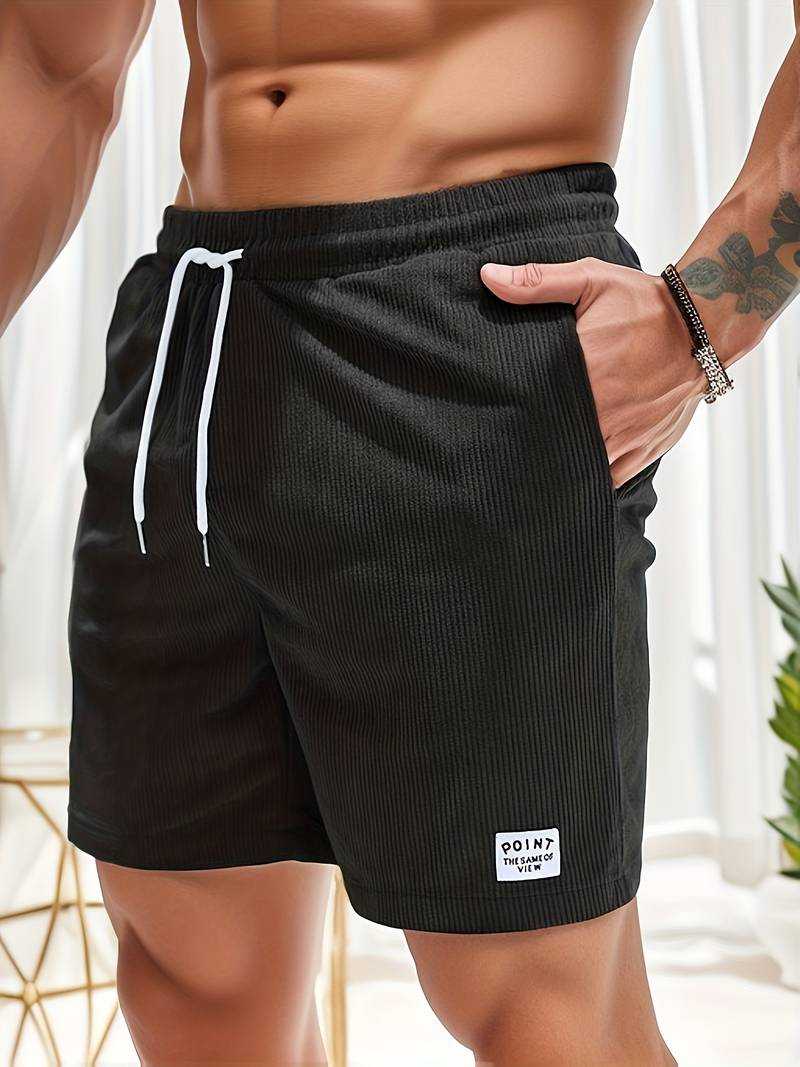 Phillip - corduroy trekkoord zomershort voor heren