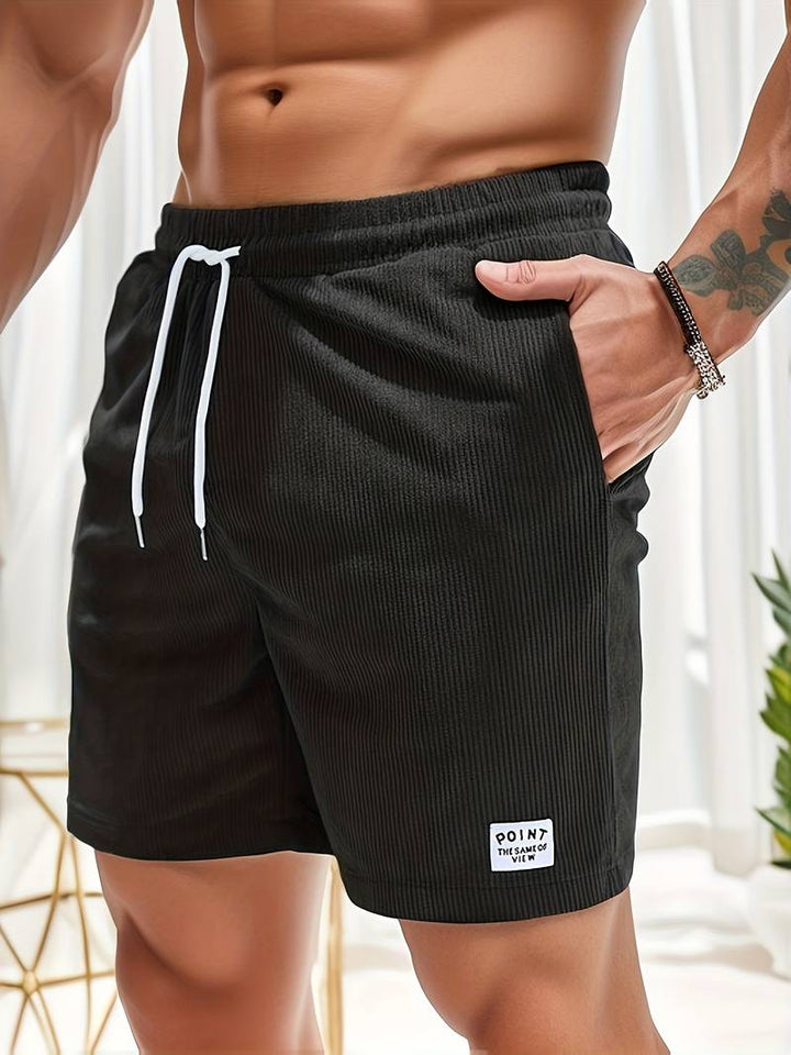 Phillip - corduroy trekkoord zomershort voor heren