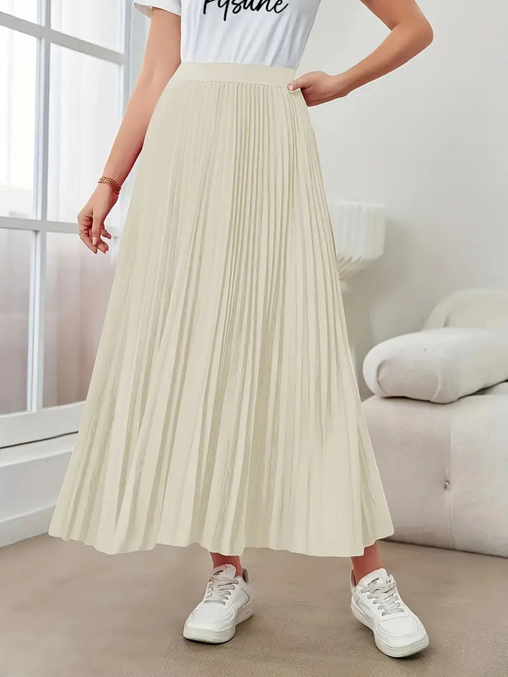 Danna - casual geplooide maxi-rok