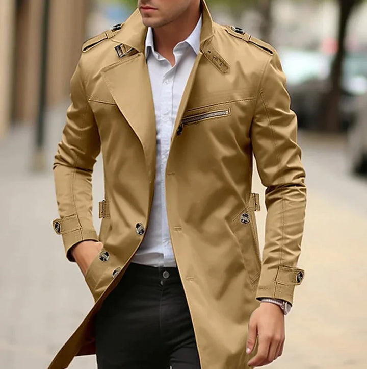 Alexis elegante trenchcoat voor heren