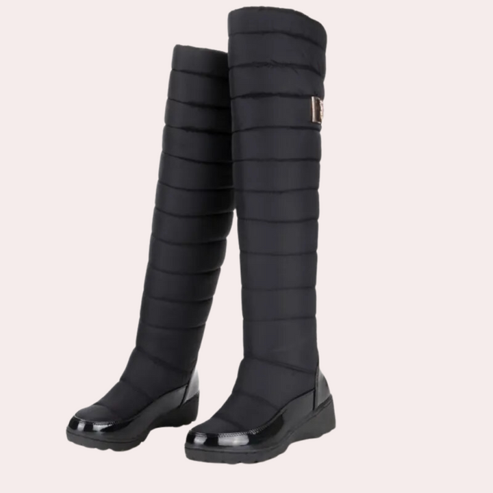 Anastasia - warme overknee chic laarzen