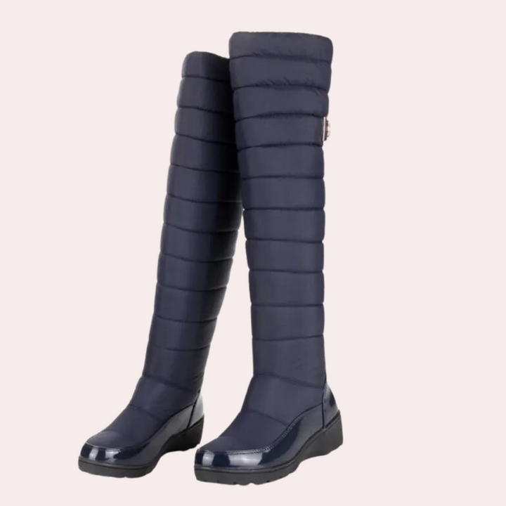 Anastasia - warme overknee chic laarzen