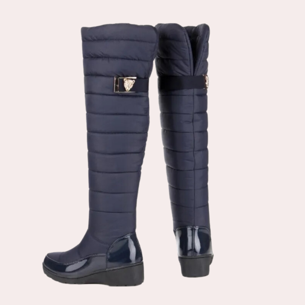 Anastasia - warme overknee chic laarzen