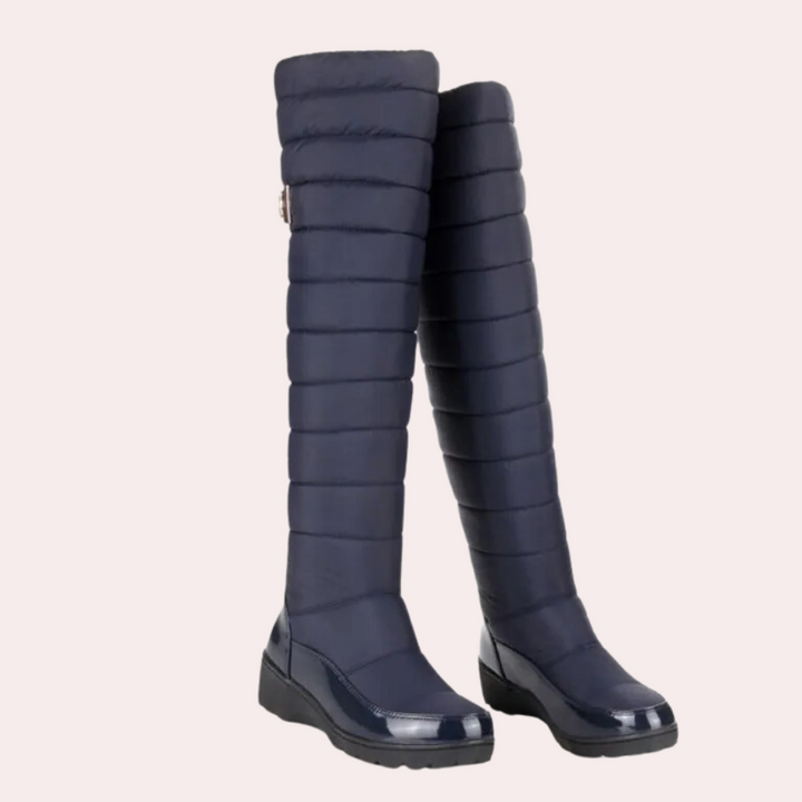 Anastasia - warme overknee chic laarzen