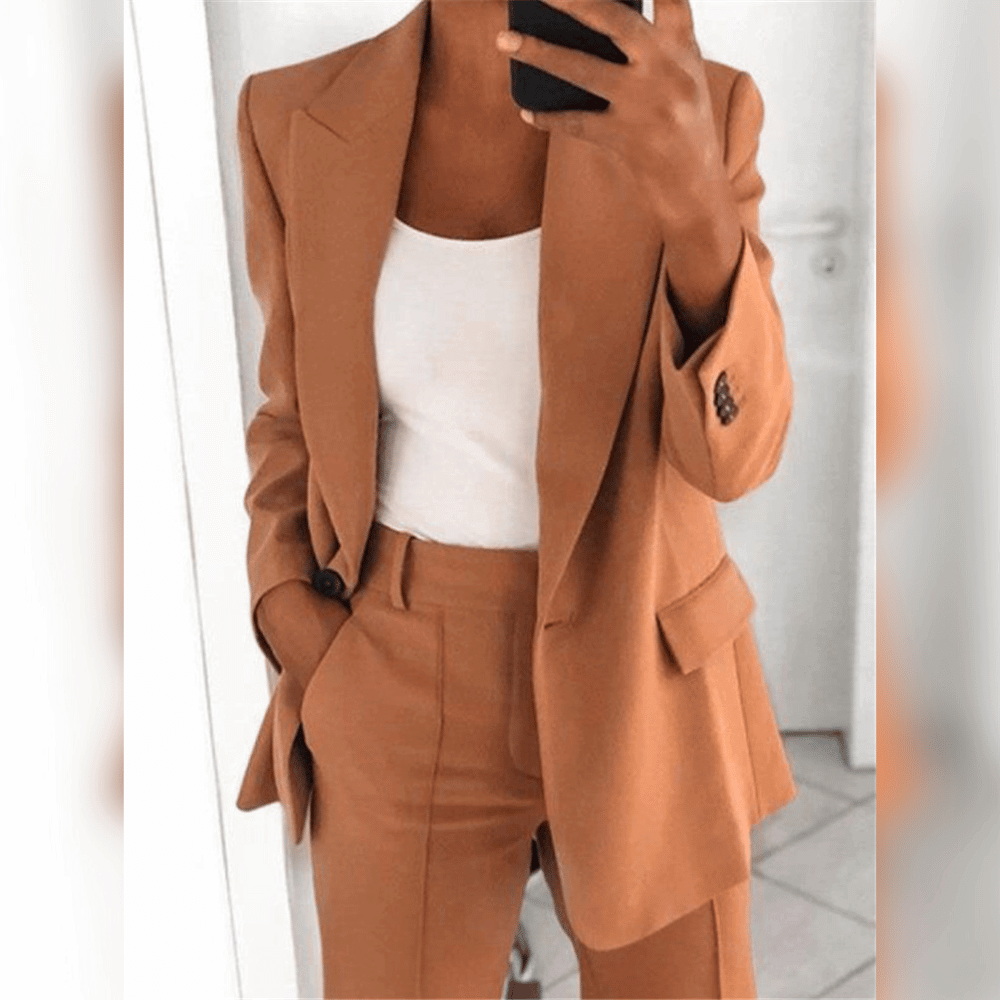 Danae - elegante zakelijke trendy set [blazer+broek]