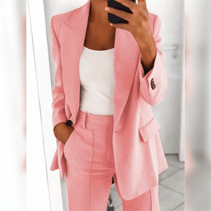 Danae - elegante zakelijke trendy set [blazer+broek]