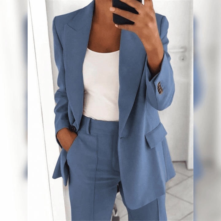 Danae - elegante zakelijke trendy set [blazer+broek]