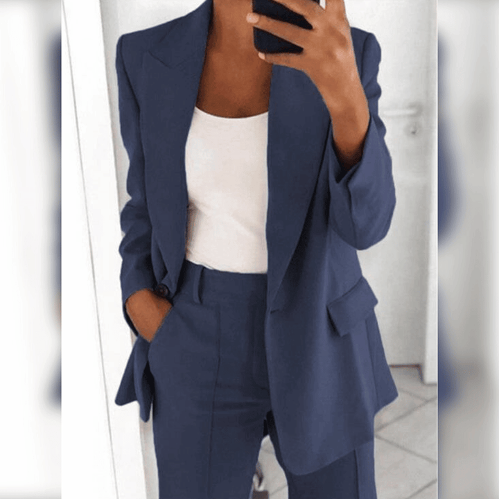 Danae - elegante zakelijke trendy set [blazer+broek]