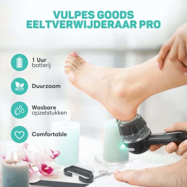 Velvet Touch - elektrische eeltverwijderaar pro