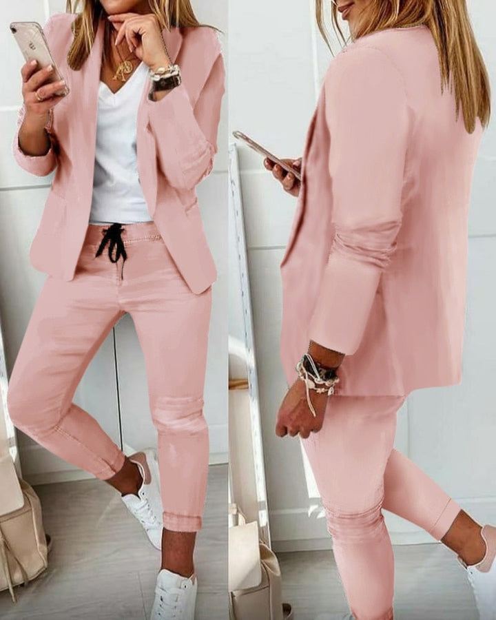 Xyla - elegante blazer set [blazer+broek]