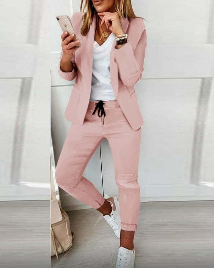 Xyla - elegante blazer set [blazer+broek]