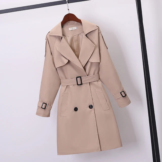 Molly - elegante chique trenchcoat met riem