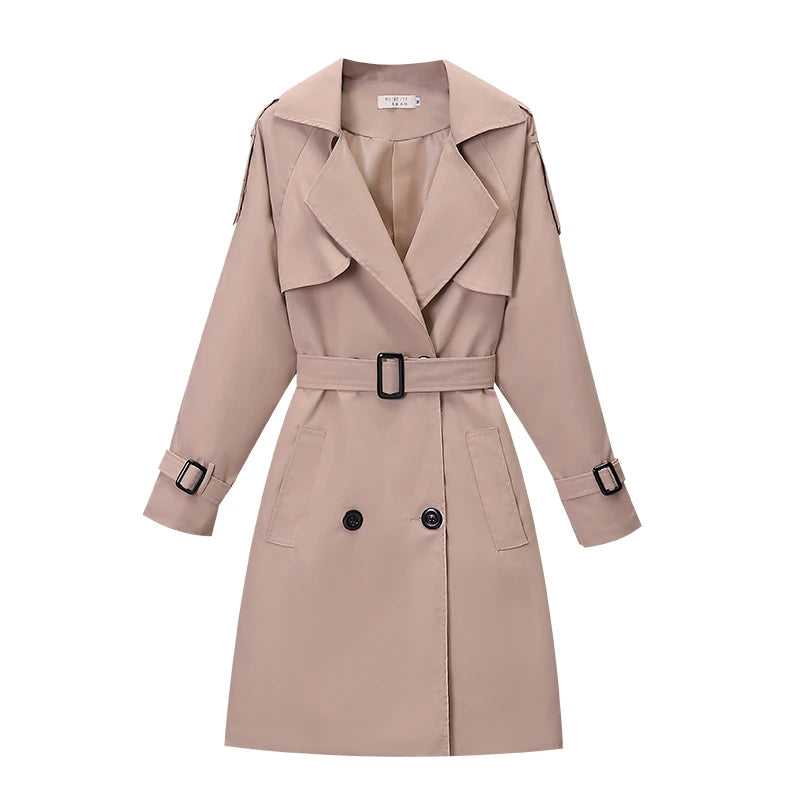 Molly - elegante chique trenchcoat met riem