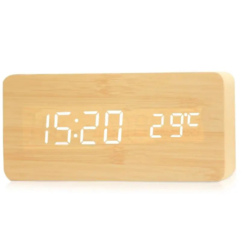 EcoClock - moderne houten bureauklok