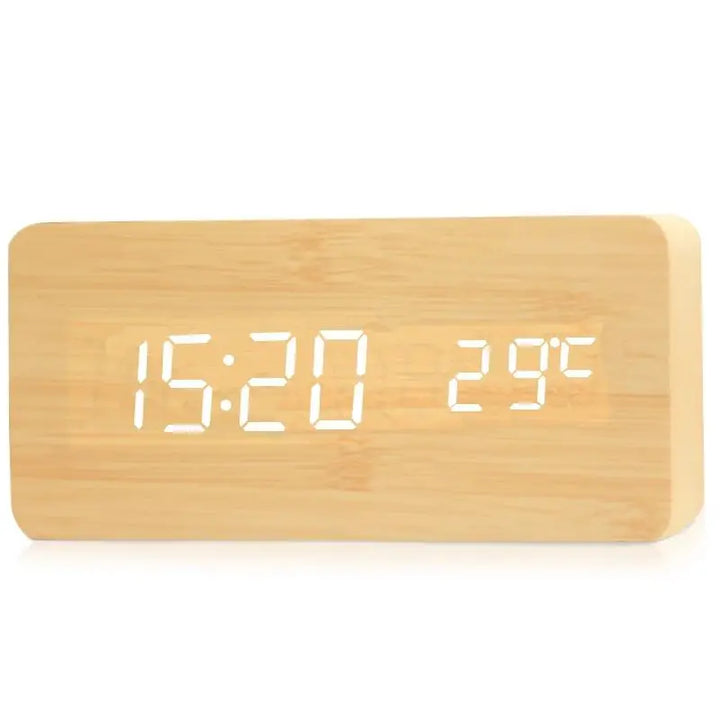 EcoClock - moderne houten bureauklok