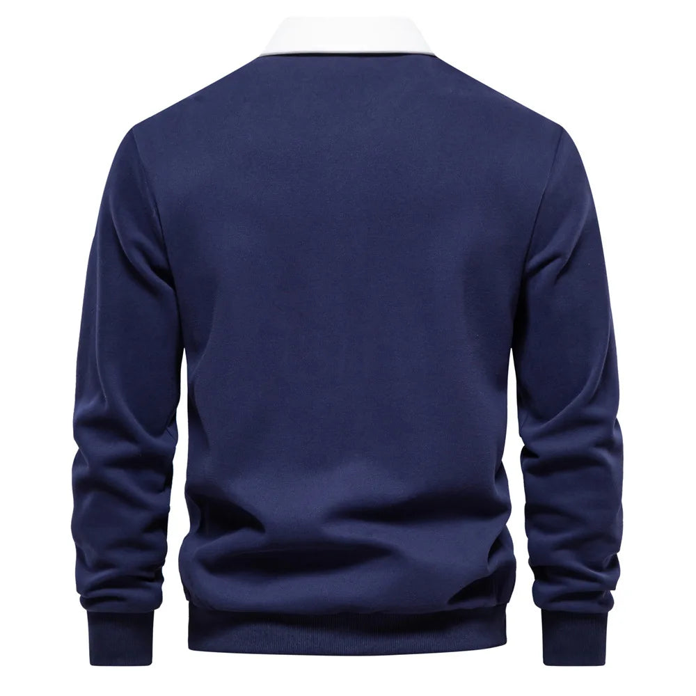 Terrence - stijlvolle sweater met kapknopen