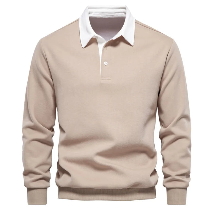 Terrence - stijlvolle sweater met kapknopen