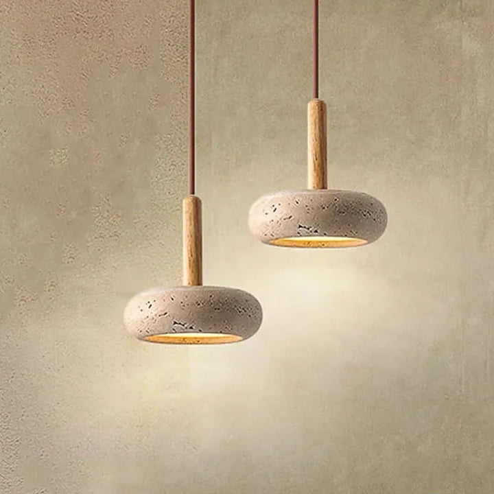 Zen Sphere - ronde stenen hanglamp