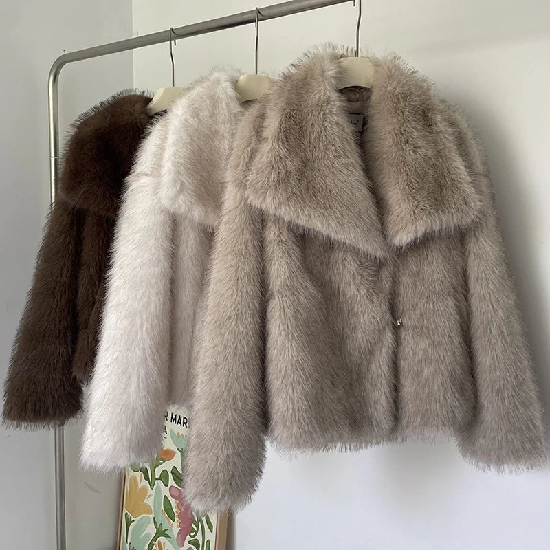 Kennedy - fluffy trendy winterjas