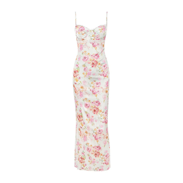 Hailey - elegante bloemen bodycon jurk