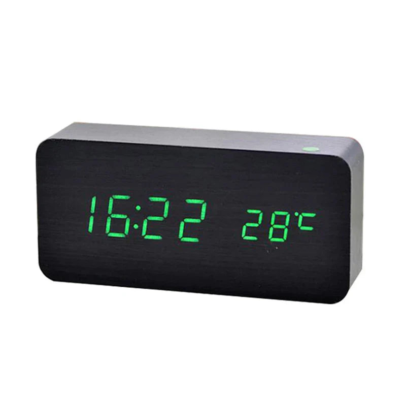 EcoClock - moderne houten bureauklok