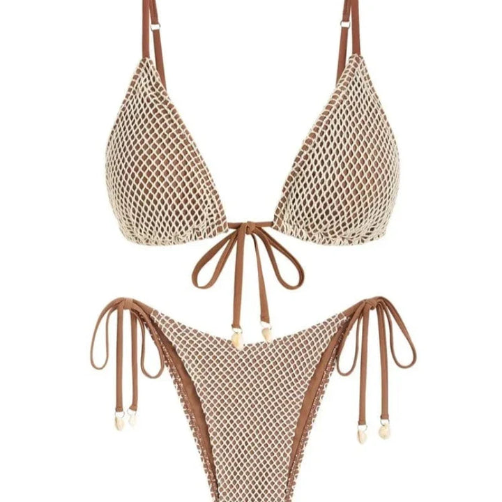 Jamila - stijlvolle net bikini set