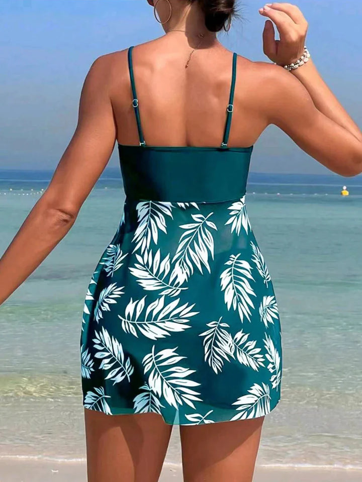 Fay - stijlvolle tankini badpak met print