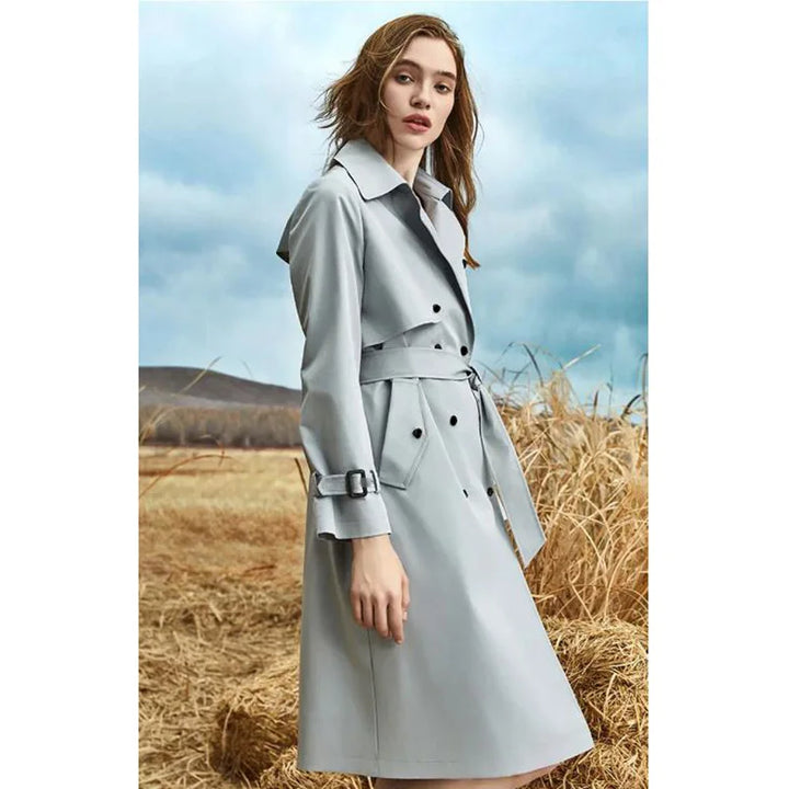 Rosalina - winter trenchcoat met kant