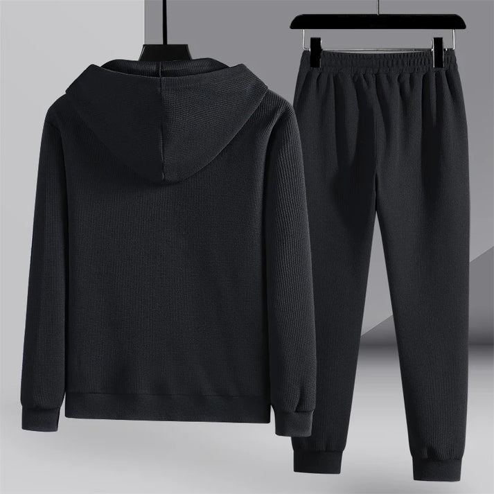 Zachary - gebreide loungewear set [jas + broek]