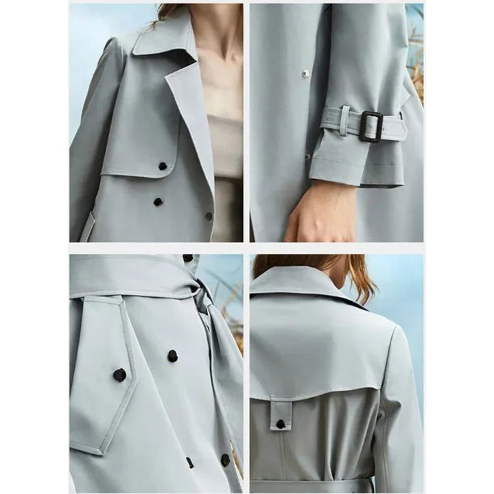 Rosalina - winter trenchcoat met kant