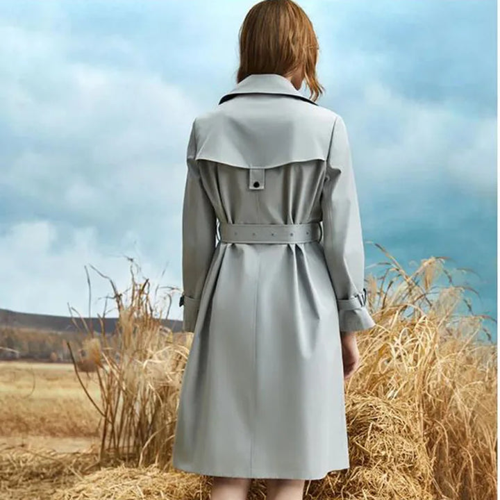 Rosalina - winter trenchcoat met kant