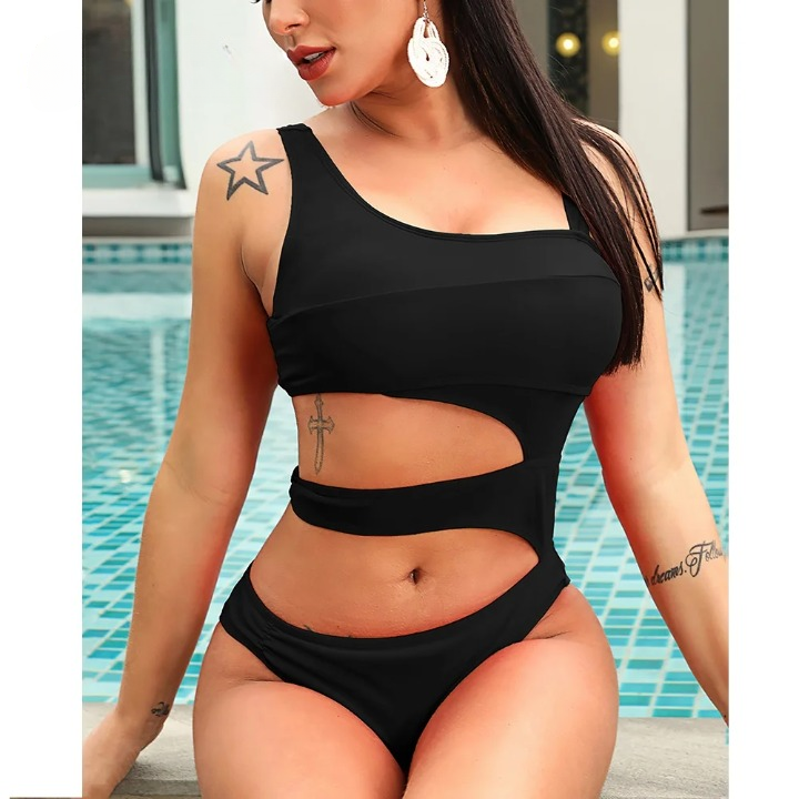 Kaylee - stijlvolle swimsuit met uitsparing in de taille