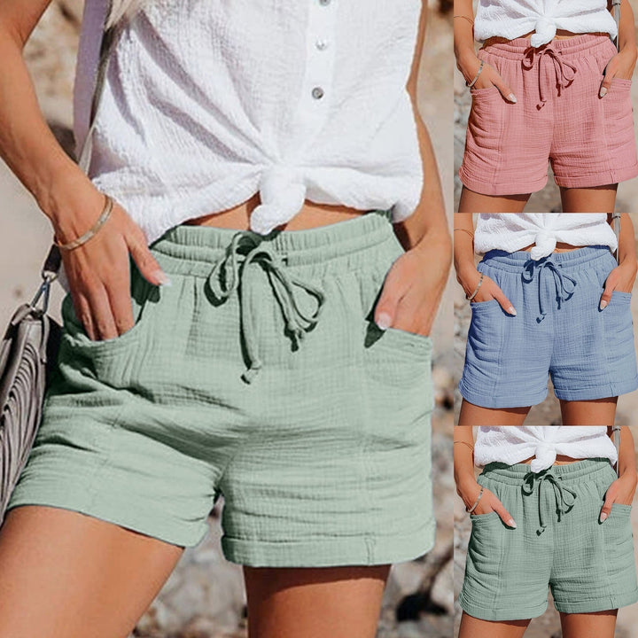 Geneva - elastische taille zomer shorts (1+1 gratis)