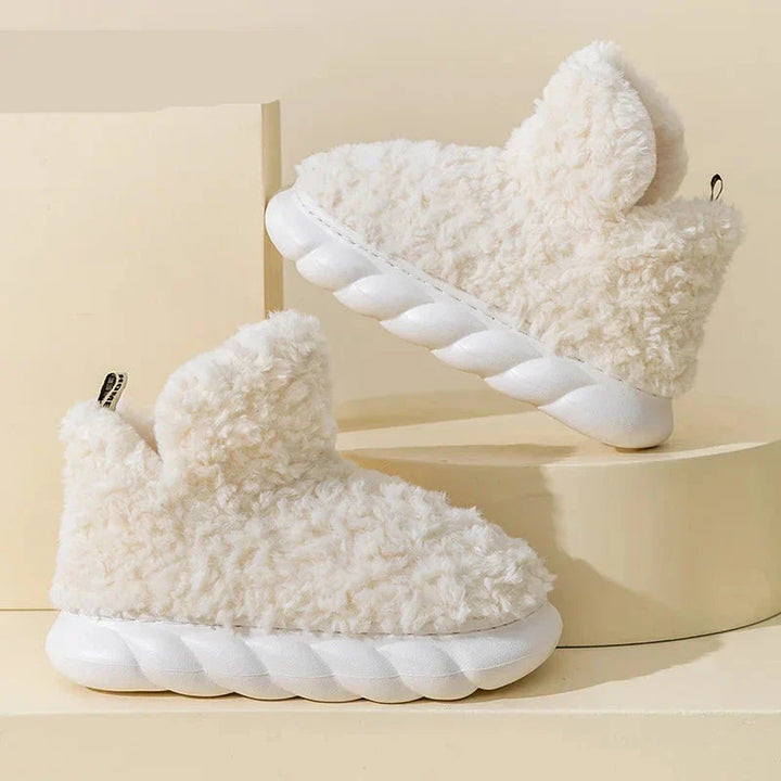 PlushWalk - warme winter pluche pantoffels