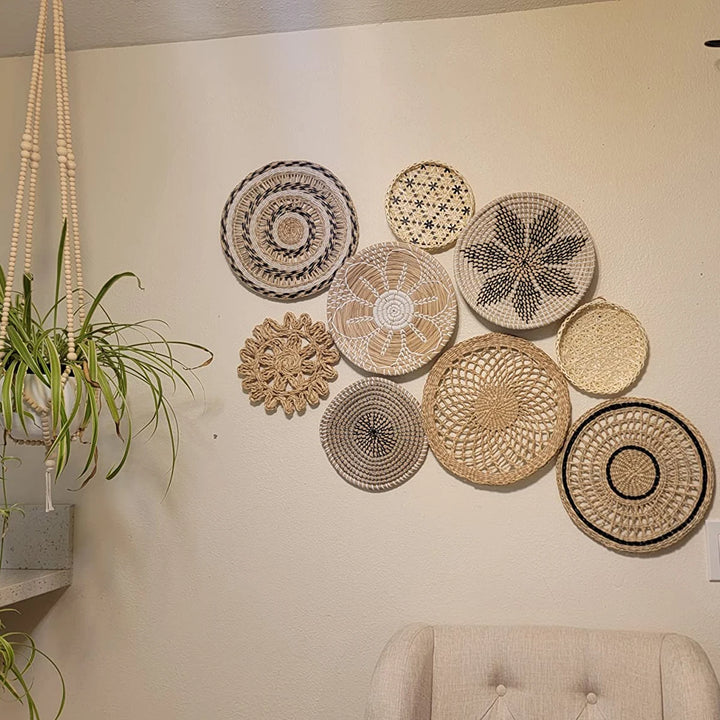 Rustic Rattan - handgemaakte boho manddecoratie