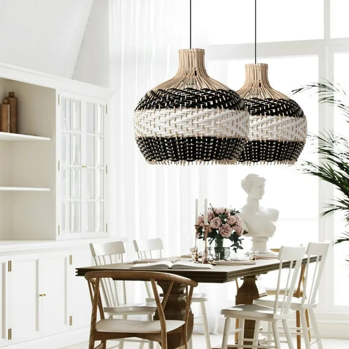 Rustic Radiance - rotan hanglamp