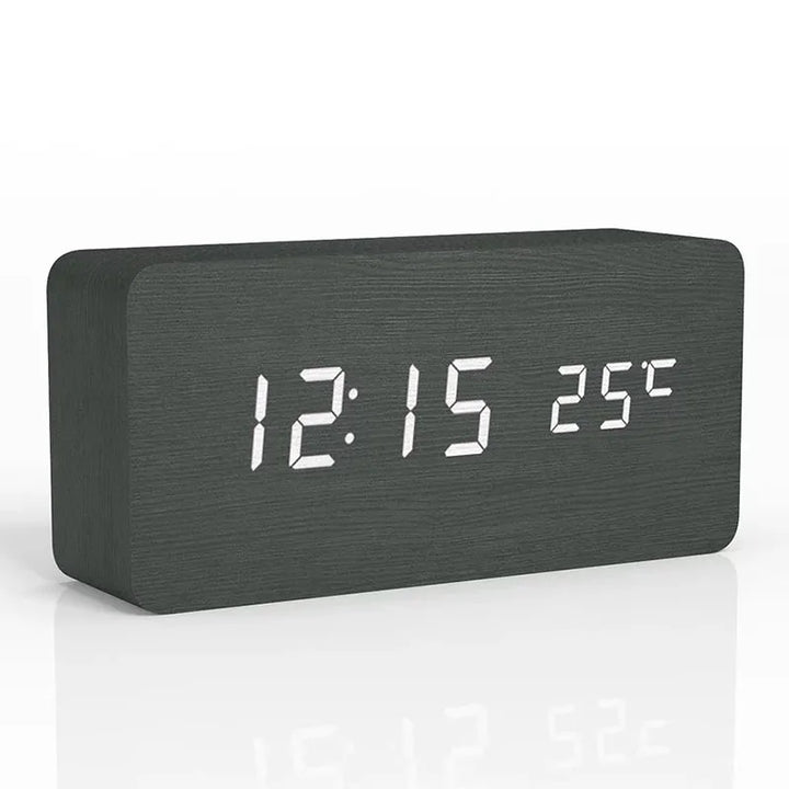 EcoClock - moderne houten bureauklok