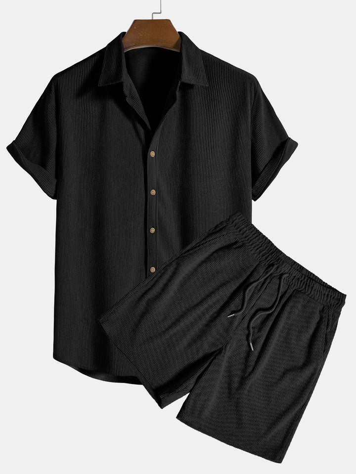 Evan - comfortabele zomerset voor mannen [shirt+shorts]