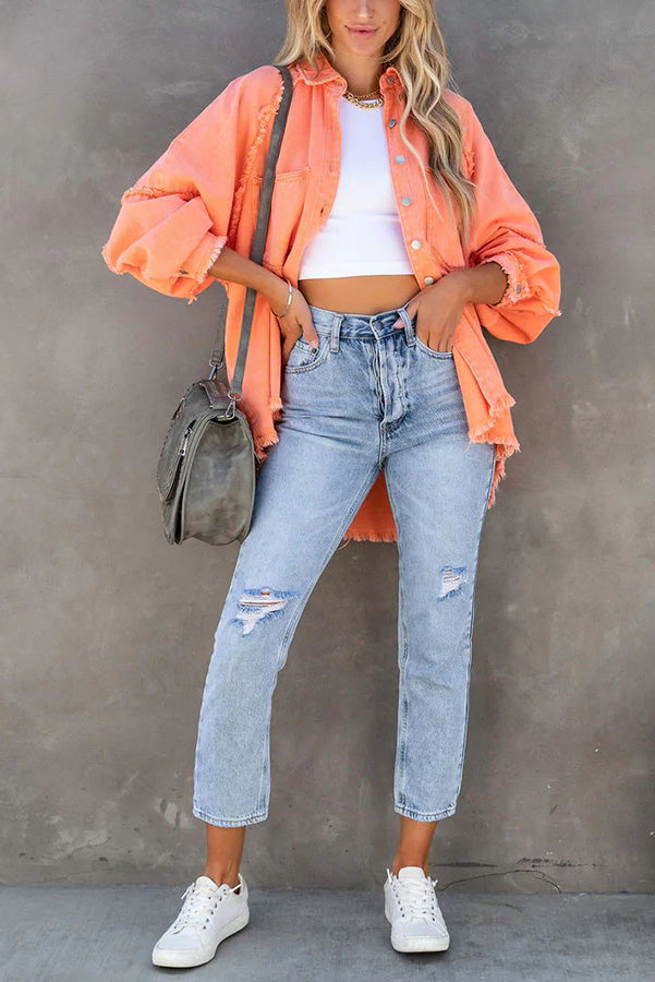 Gwen - oversized denim jas