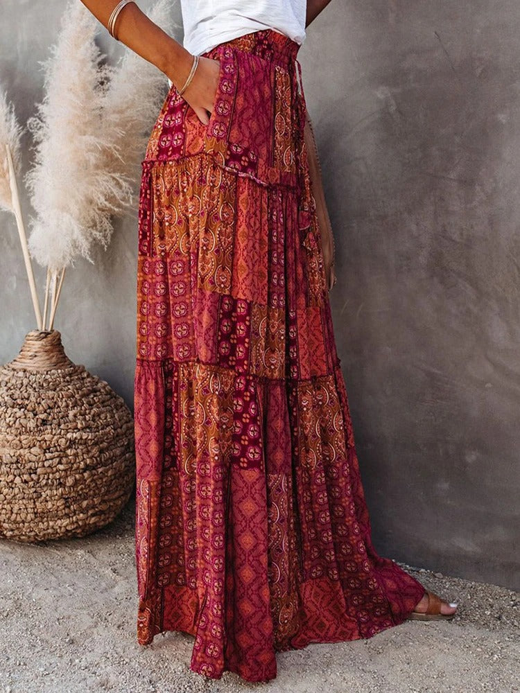 LEILANI vintage bohemian maxirok