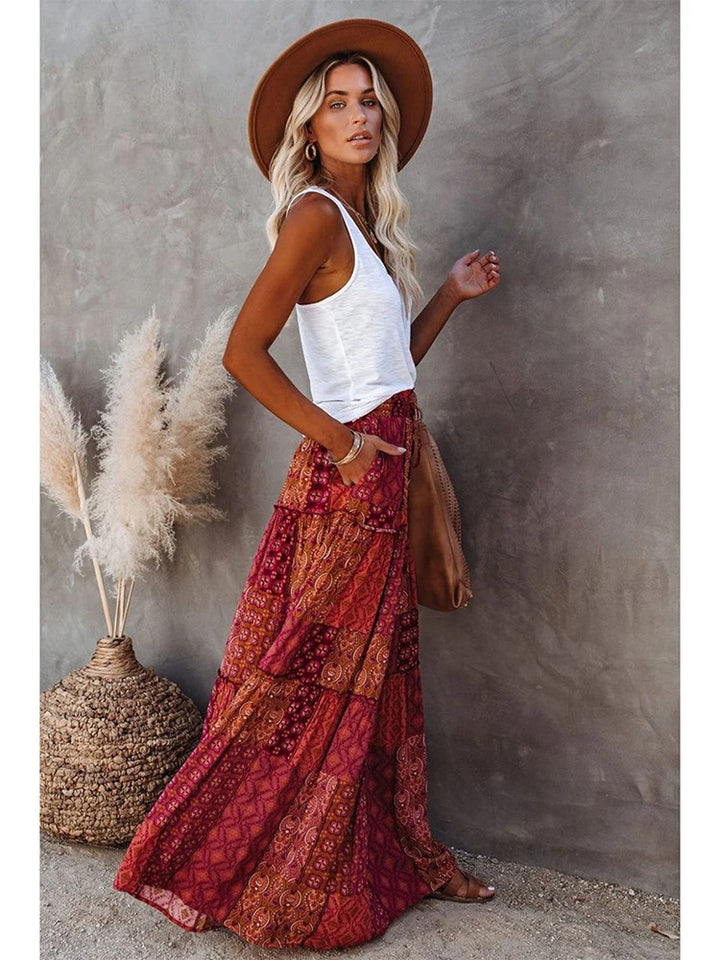 LEILANI vintage bohemian maxirok