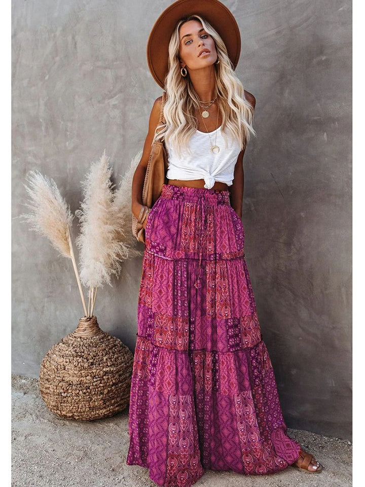 LEILANI vintage bohemian maxirok