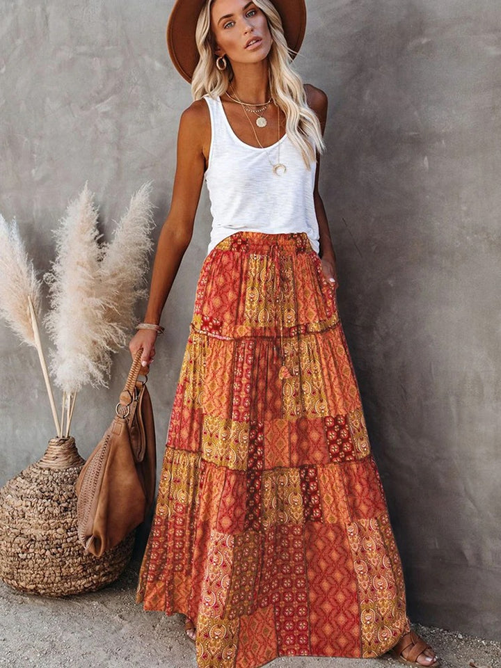 LEILANI vintage bohemian maxirok